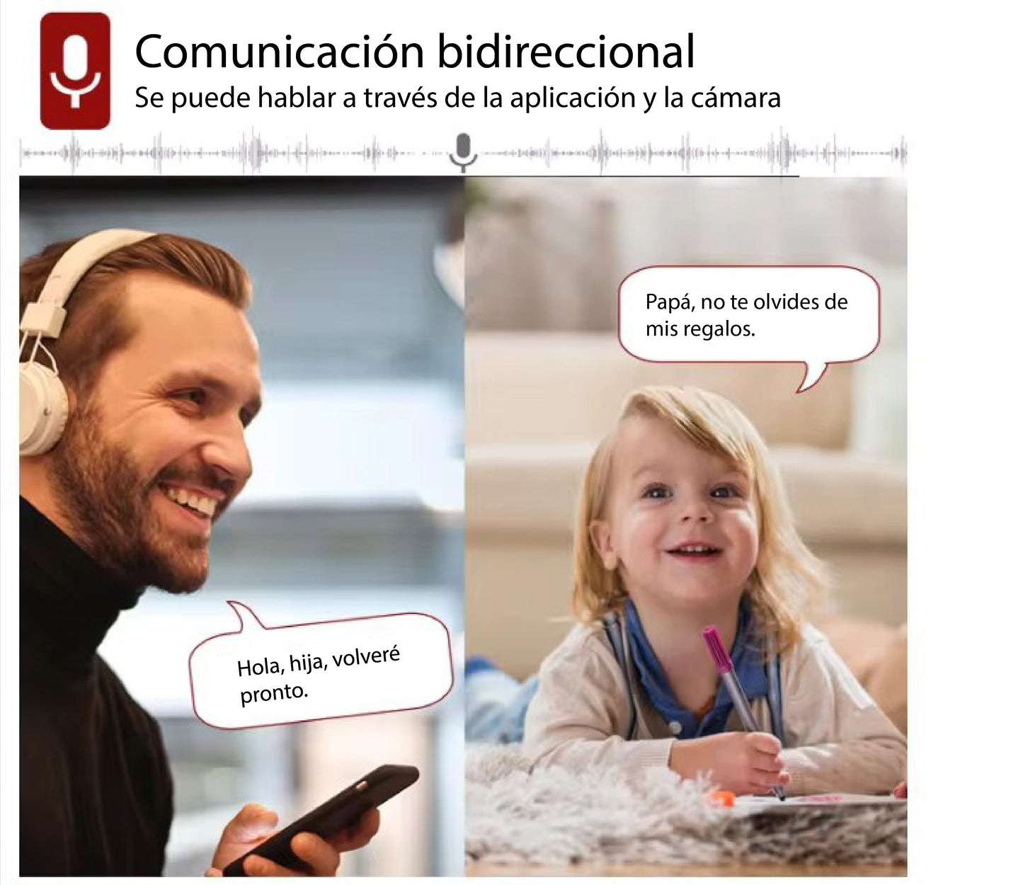 Cámara de vigilancia HD con conexión E27